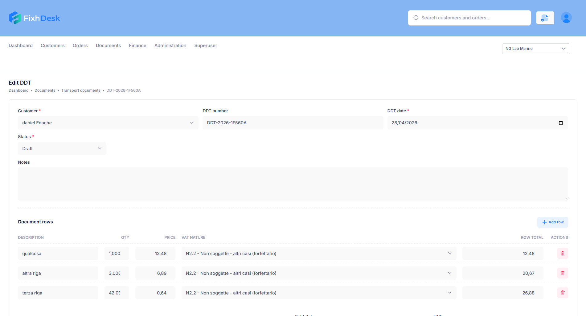 FixhDesk DDT screenshot